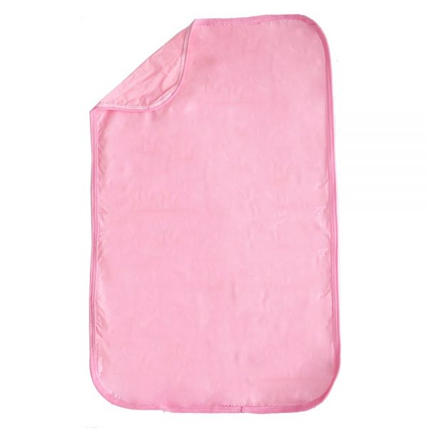 Cambiador plástico unicolor rosa, 70 cm x 42 cm.