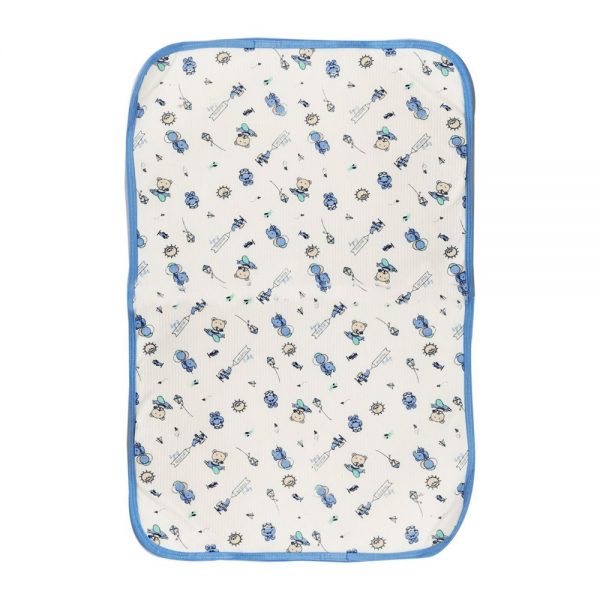 Cambiador de pañales para bebé, azul, 70 cm x 42 cm