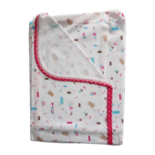 Manta para bebé, color rosa, 75cm x 100cm